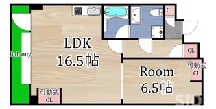 NOVA京橋【8階】の間取り