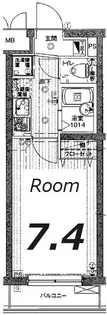 ライズ赤塚【3階】の間取り