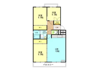 レジデンス吹上【1階】の間取り