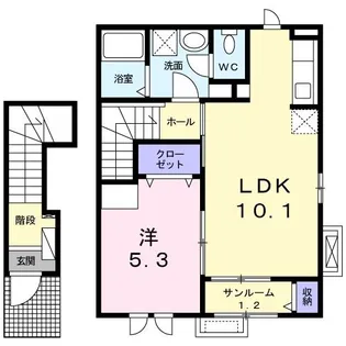 向日葵【2階】の間取り