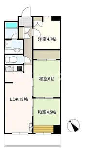 シャトルグランディ【1階】の間取り