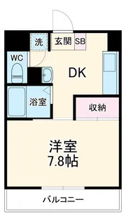 アベニュー山下【4階】の間取り