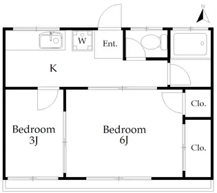 三宅ビル【3階】の間取り