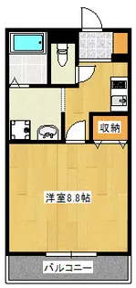 アンプルールフェール宮内【2階】の間取り