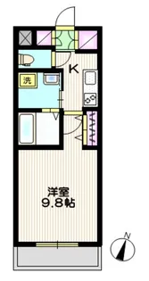 フラワーガーデン東十条【2階】の間取り