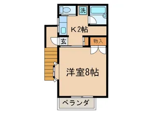 氷川台ハイツ【2階】の間取り