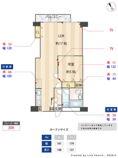 西麻布アネックス【2階】の間取り