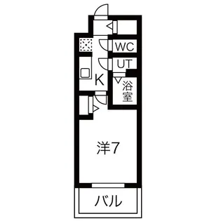 ファステートNAMBA華月【9階】の間取り