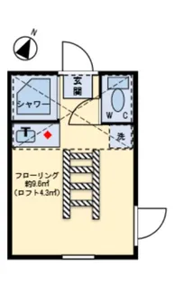 フェリスウイング【1階】の間取り