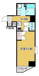 GREEN COURT 星美館【4階】の間取り