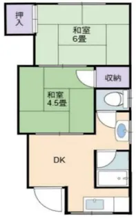 ブランドール大正II【2階】の間取り