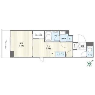 プライムネクサス南馬込【2階】の間取り