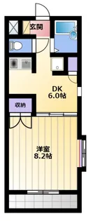 プレジデントヴィラC【4階】の間取り
