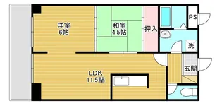 アクトピアTOYAMA【5階】の間取り