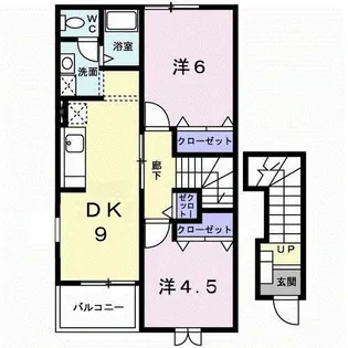 フェアリー・テイル【2階】の間取り