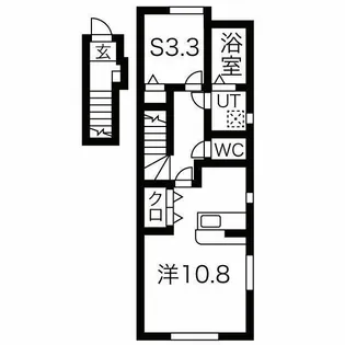 グラース【2階】の間取り