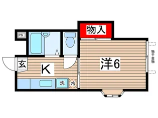 ハイツ 桜通り【1階】の間取り