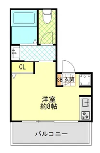 Cube神田【4階】の間取り