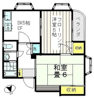 グリーンメゾン成嶋【2階】の間取り