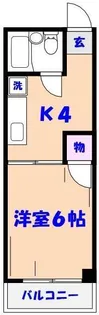 グランドール川秋【2階】の間取り