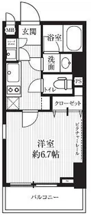 HF北四番丁レジデンス【8階】の間取り