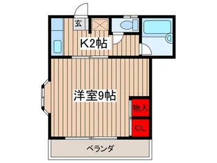 セントラルコ-ポ【2階】の間取り