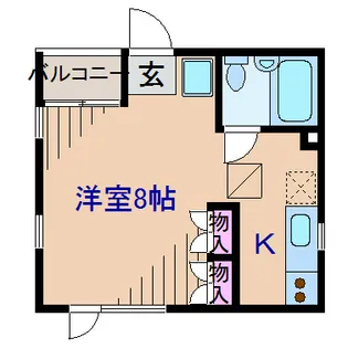 グランブルータカ【2階】の間取り