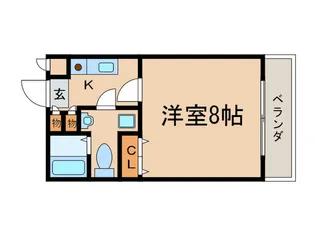 テラスコ-ト深草【2階】の間取り
