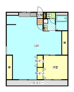 藤原マンション【2階】の間取り
