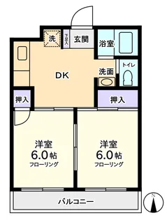 第2清水ビル【3階】の間取り