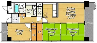 ファミーユ西梅田【5階】の間取り