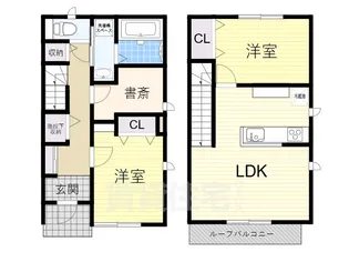 ザ・プロムナードC棟【1階】の間取り
