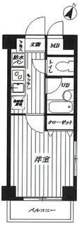 サンテミリオン恵比寿【3階】の間取り