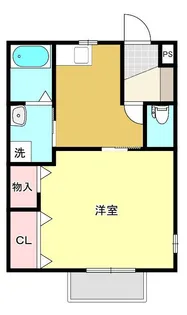 パルテンツァ新白河B【1階】の間取り