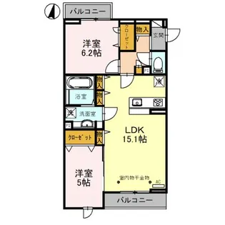 SenkaII【2階】の間取り