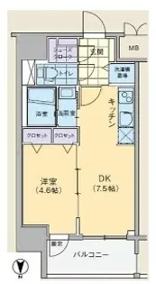 BLAU本町東【12階】の間取り