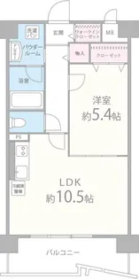 カンマキーノ【6階】の間取り
