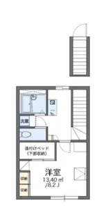 レオパレスサイカチ【2階】の間取り