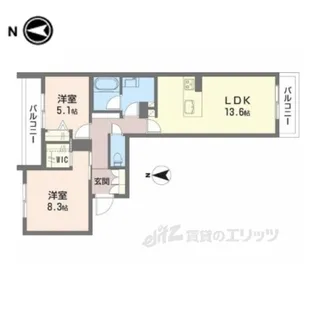 ヴェルジェ3【3階】の間取り