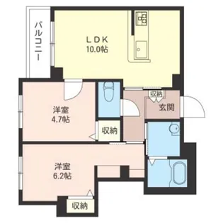 メゾンZ【2階】の間取り