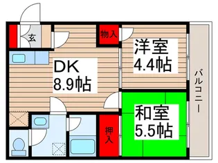 第一山田ビル【3階】の間取り