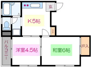 コーポ石井【3階】の間取り