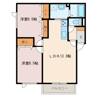 RETAR【2階】の間取り
