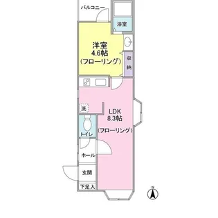 パティオ自由が丘【3階】の間取り