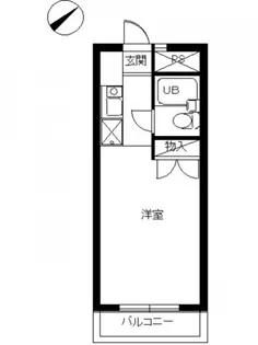 スカイコート淵野辺第4【2階】の間取り