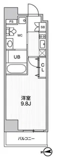 ALTERNA中野【6階】の間取り