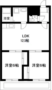 サンモール広島【3階】の間取り