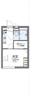 レオパレスエムズ【1階】の間取り