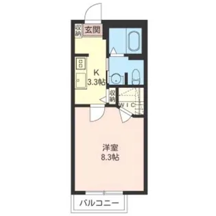 プルメリア【1階】の間取り