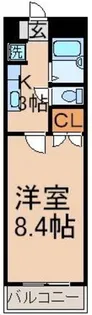 ボヌール五番館【1階】の間取り